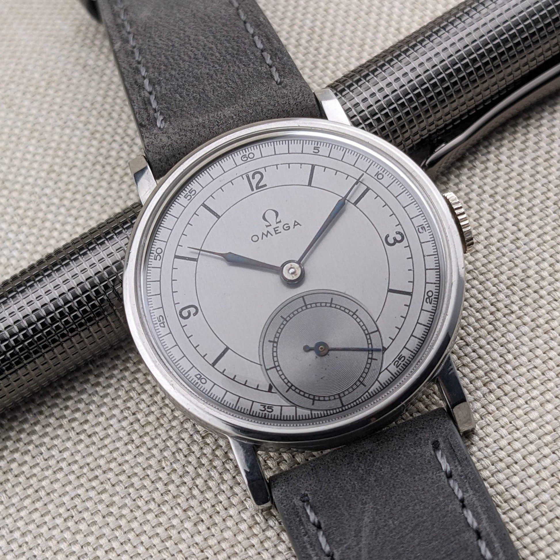 82 Years Old Omega Sector Watch WWII 1944 - Caliber 30T2PC /  Vintage Timepiece / Serviced