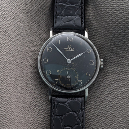 87 Years Old WWII Omega / Vintage 1939 Watch / Cal 26.5 SOB T3 Movement / Serviced vintage watch