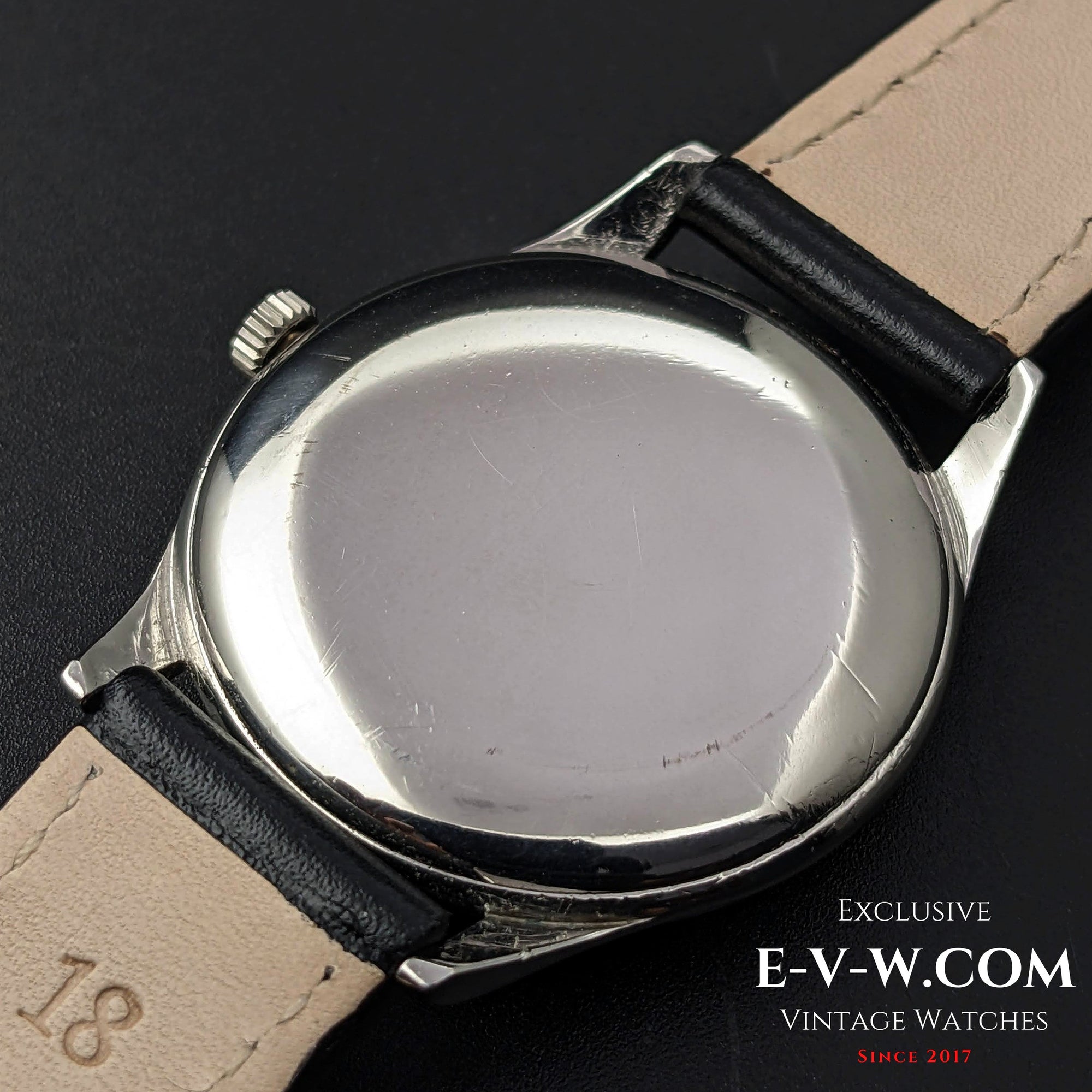 66 Years Old Vintage IWC Schaffhausen Black / Cal. 89 / Vintage 1957
