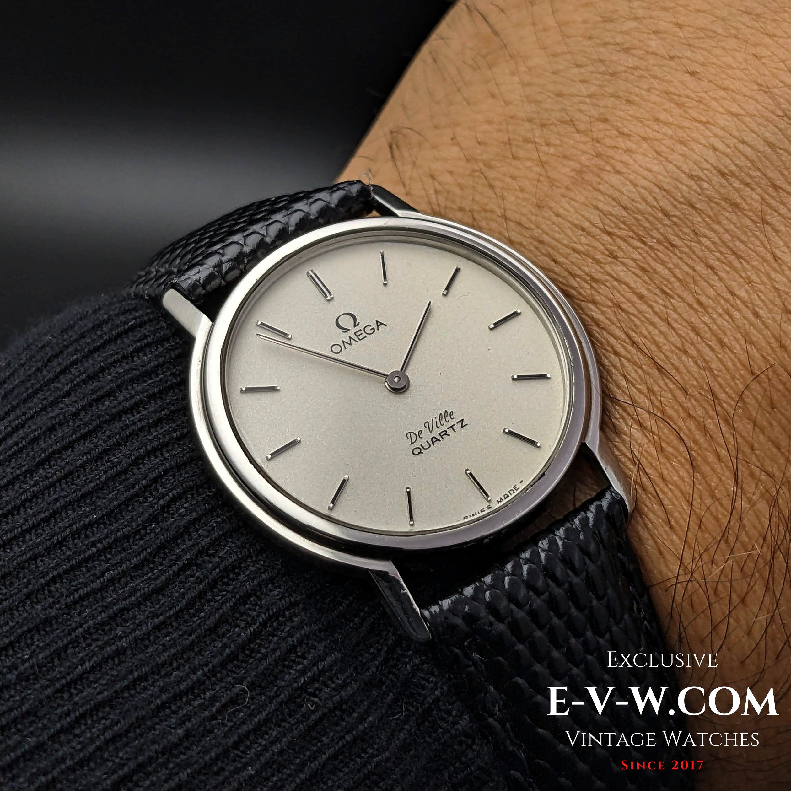 Vintage omega deville clearance quartz