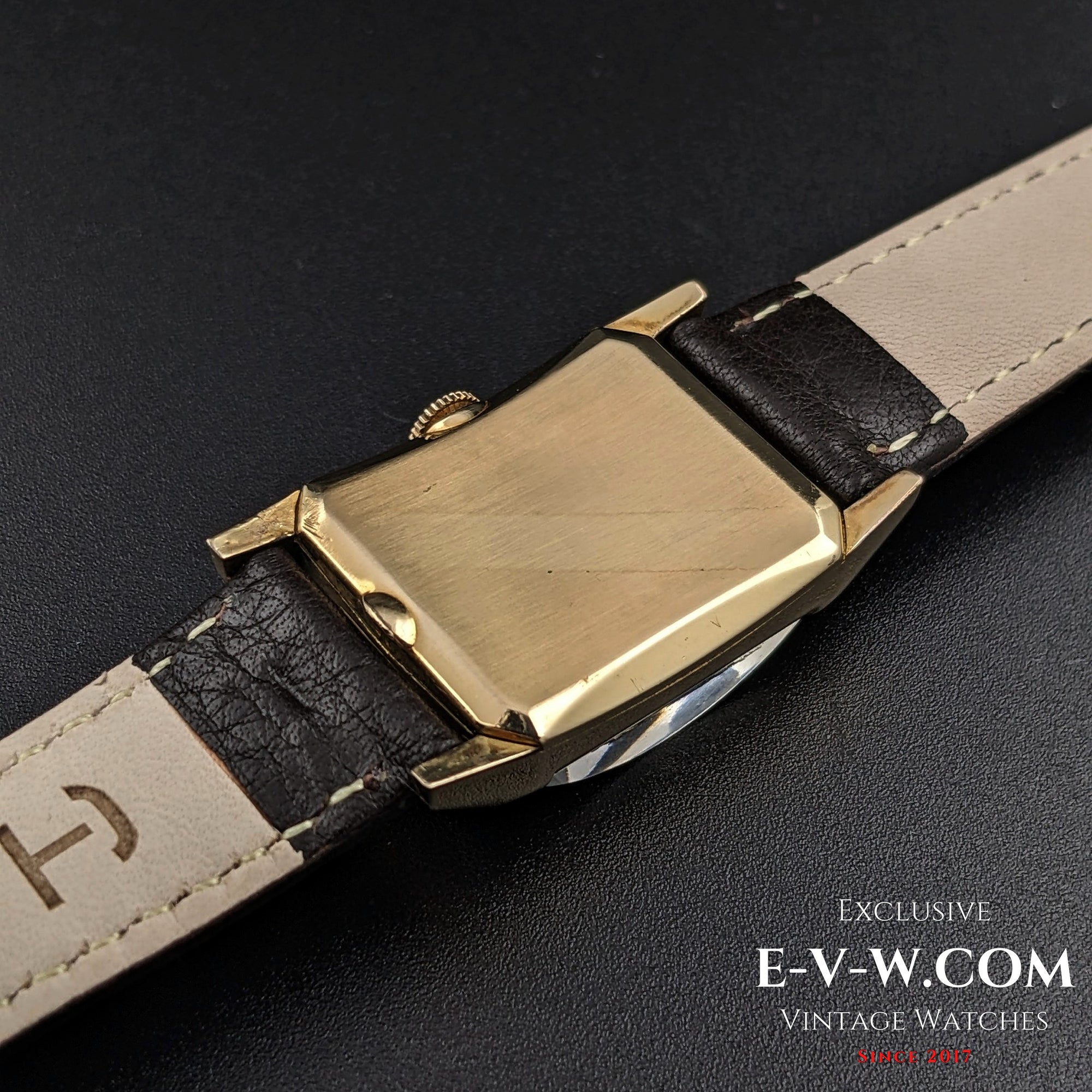 94 Years Old Antique Jaeger-LeCoultre Tank unique cristal Art Deco  Cal. 11LO Vintage 1930#e-v-w.com