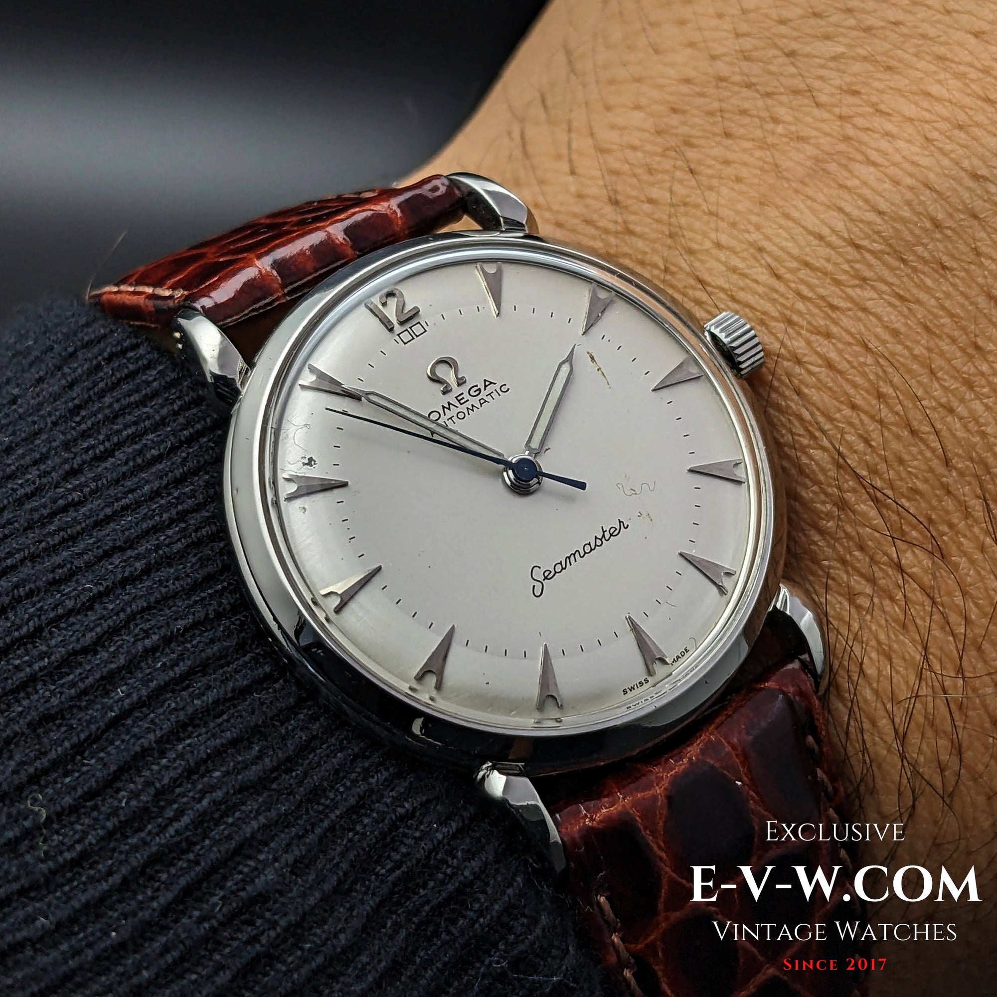 79 rokov staré vintage hodinky Omega Seamaster /Ref. 2445-1 / Cal.350 / Vintage 1944
