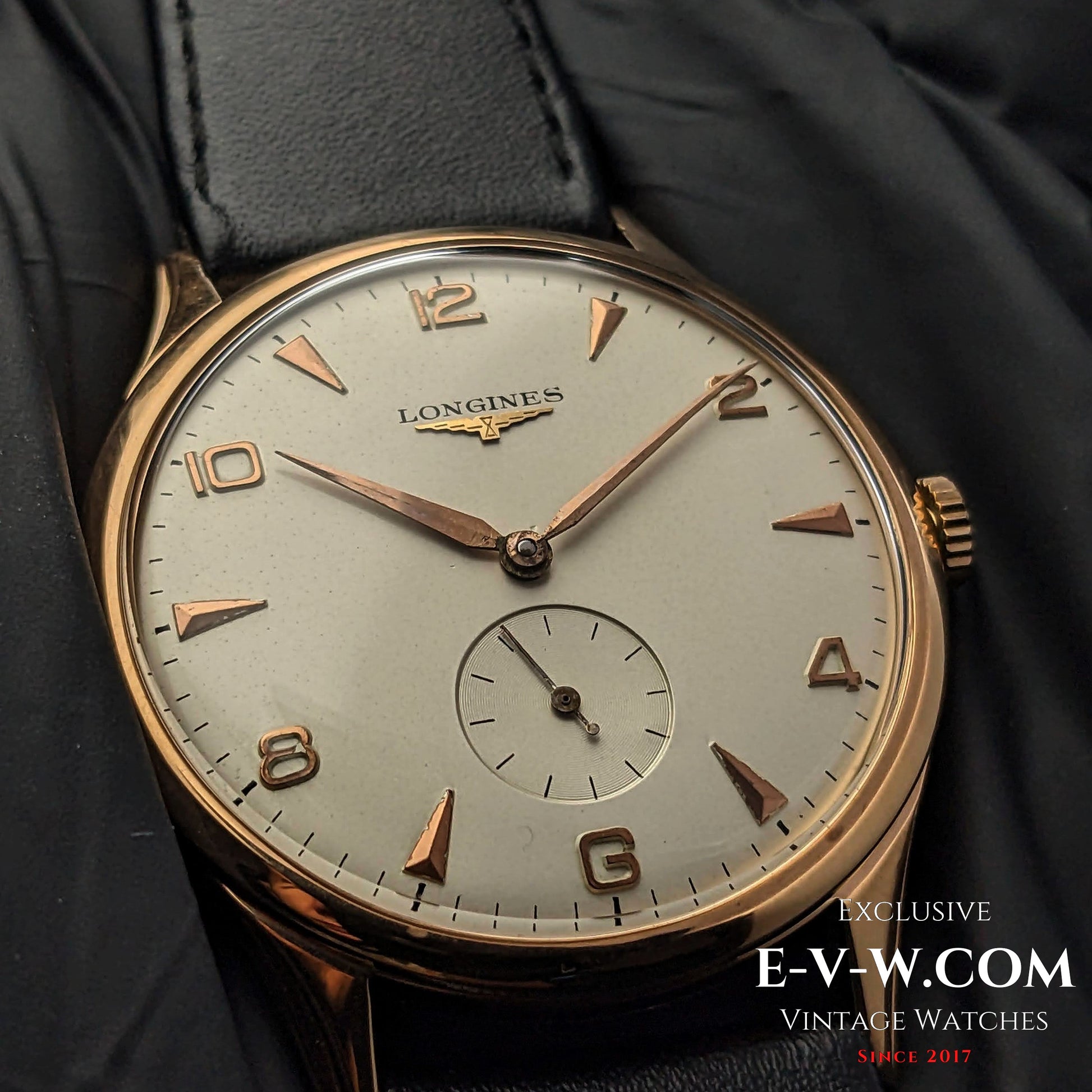 70 Years Old Vintage Longines 18k Gold Automtaic / Cal. 22A / Vintage 1953