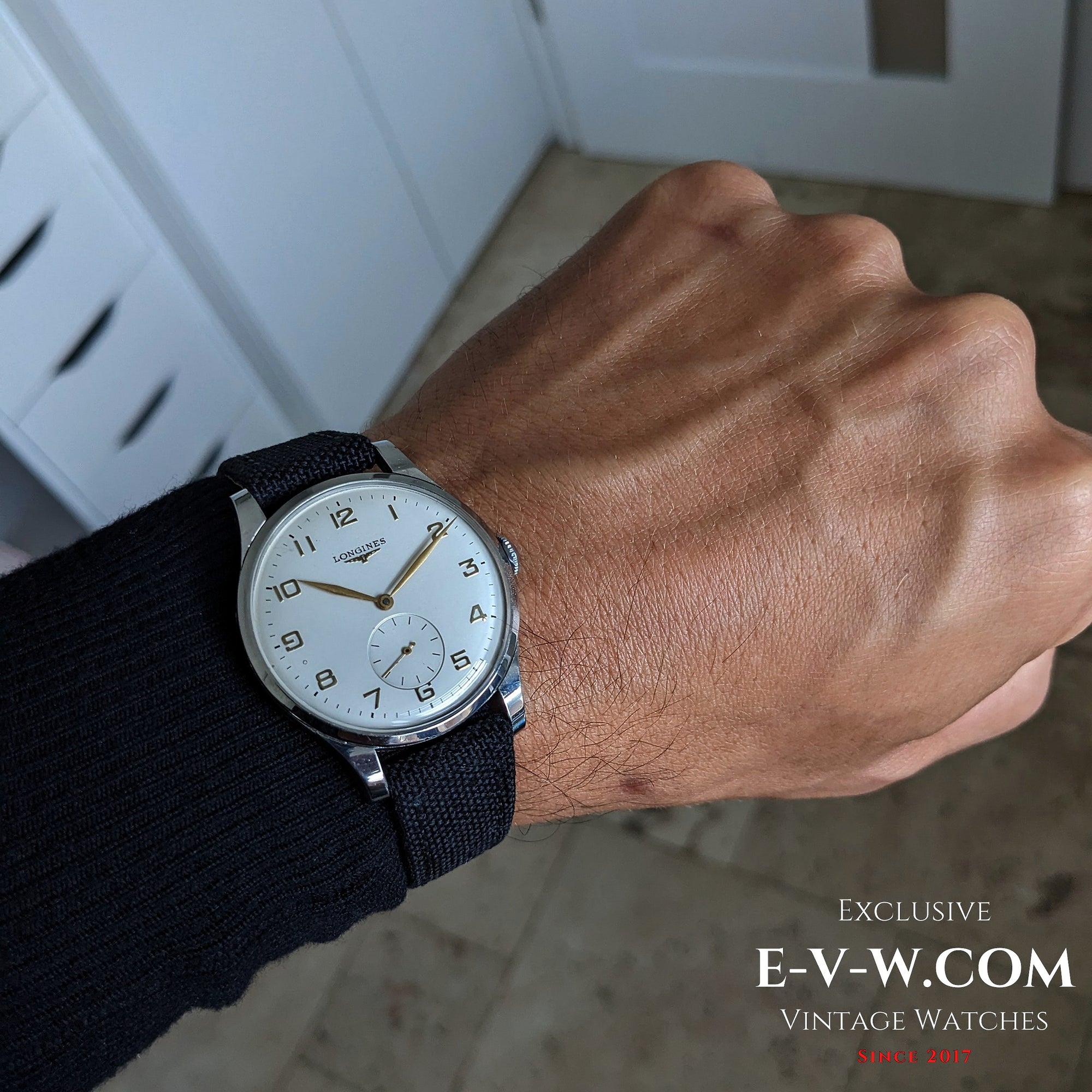 74 Years Old Vintage Longines Jumbo / Cal. 12.68Z / Vintage 1951 @e-v-w.com-Youtube