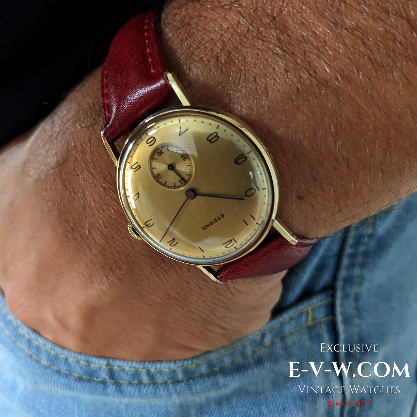 84 Years Old Vintage Eterna 14K Gold / WWII / Cal. 1020 / Vintage 1941