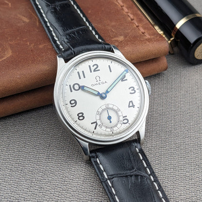 92 Years Old / Omega / Antique 1934 Watch / Cal 26.5 SOB T2 Movement / Serviced vintage watch