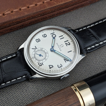 92 Years Old / Omega / Antique 1934 Watch / Cal 26.5 SOB T2 Movement / Serviced vintage watch