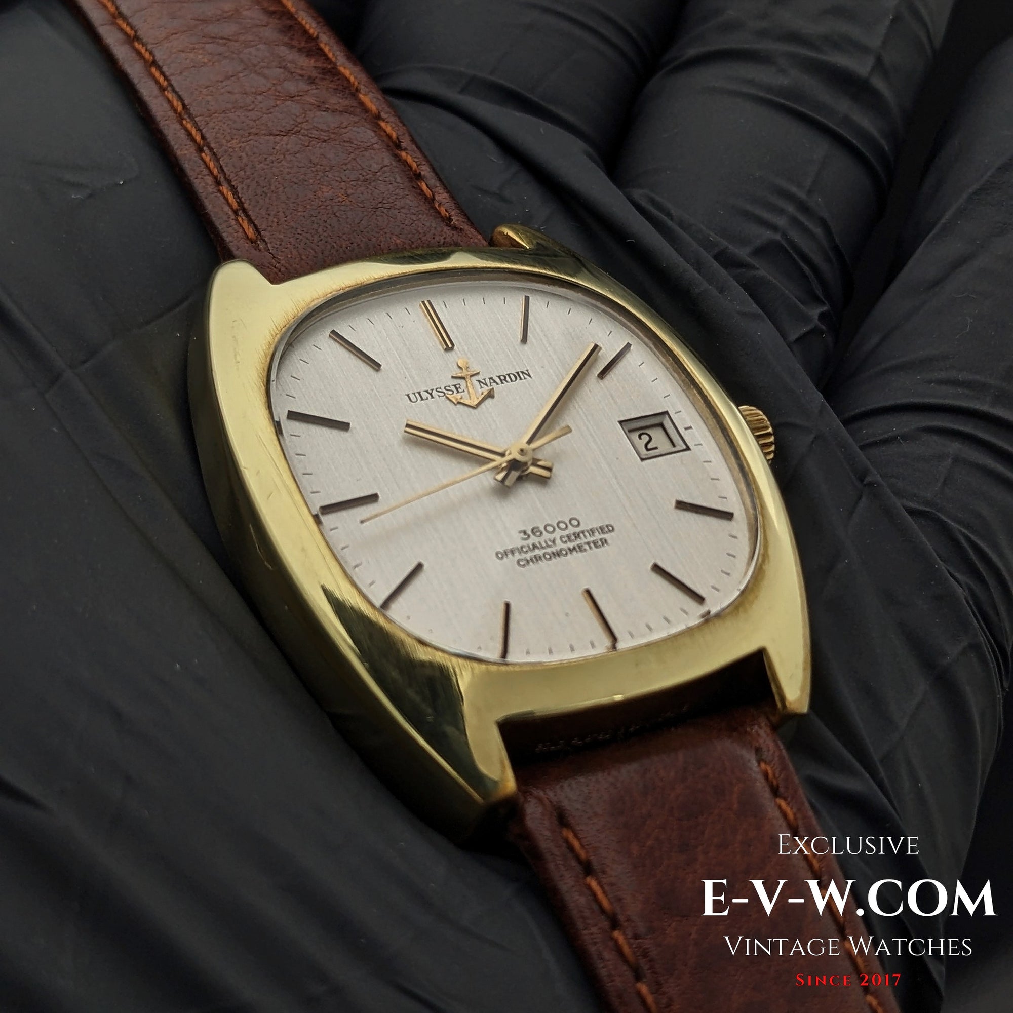 54 Jahre alter Vintage-Chronometer Ulysse Nardin 36000 Automatik, offiziell zertifiziert, Kaliber NB11QU, aus den 1970er Jahren