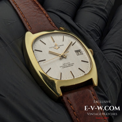 54 Years Old Vintage Ulysse Nardin 36000 Automatic OfficiallyCertifiedChronometer/Cal NB11QU/1970s