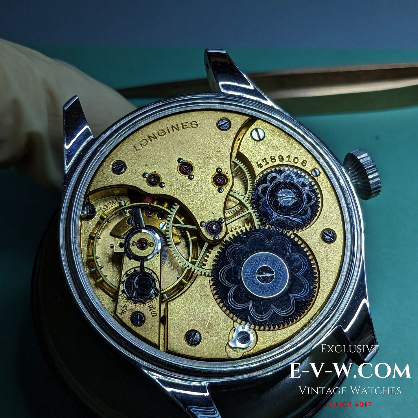 Longines Jumbo| Pocket Watch Movement | Cal. 19.74N | Antique 1928 | Serviced
