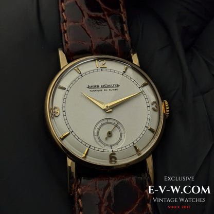 84 Years Old Vintage Jaeger-LeCoultre Fabrique en Suisse / 14k Gold / Cal. 428 / Vintage 1940