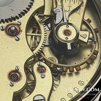 131 Years Old Antique IWC Schaffhausen Jumbo / Pocket Watch Movement / Cal. 52 / Antique 1893