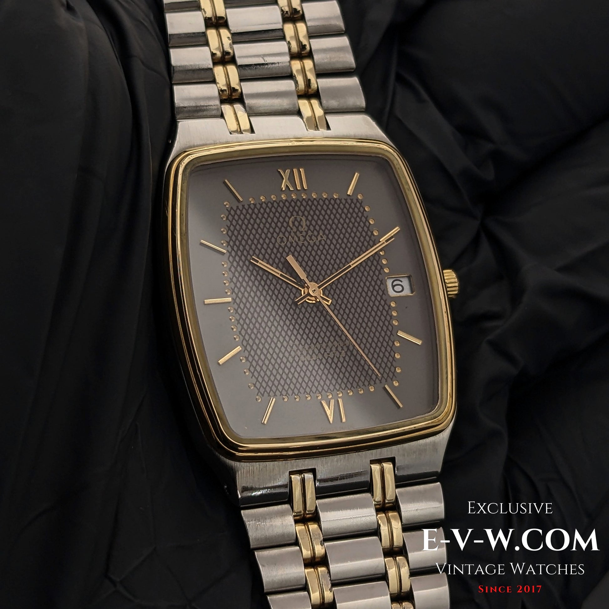 42 Years Old Vintage Omega Seamaster Guilloche-Honeycomb Dial / Ref. 19602391/ Cal1420 /Vintage 1982