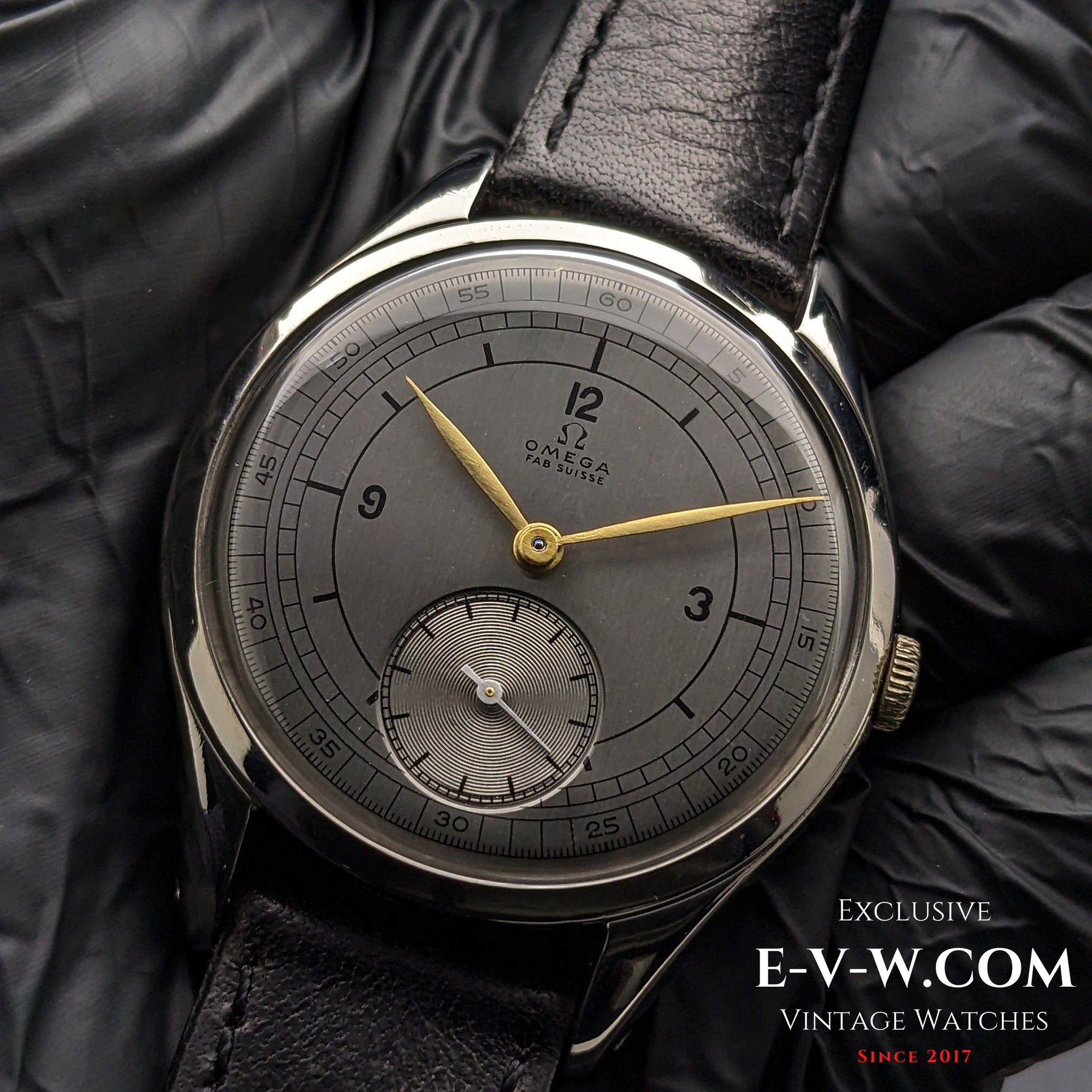 77 Years Old Vintage Omega Sector Dial / Oversize Jumbo 38mm / Ref. 2505 / Cal. 265 / Vintage 1947