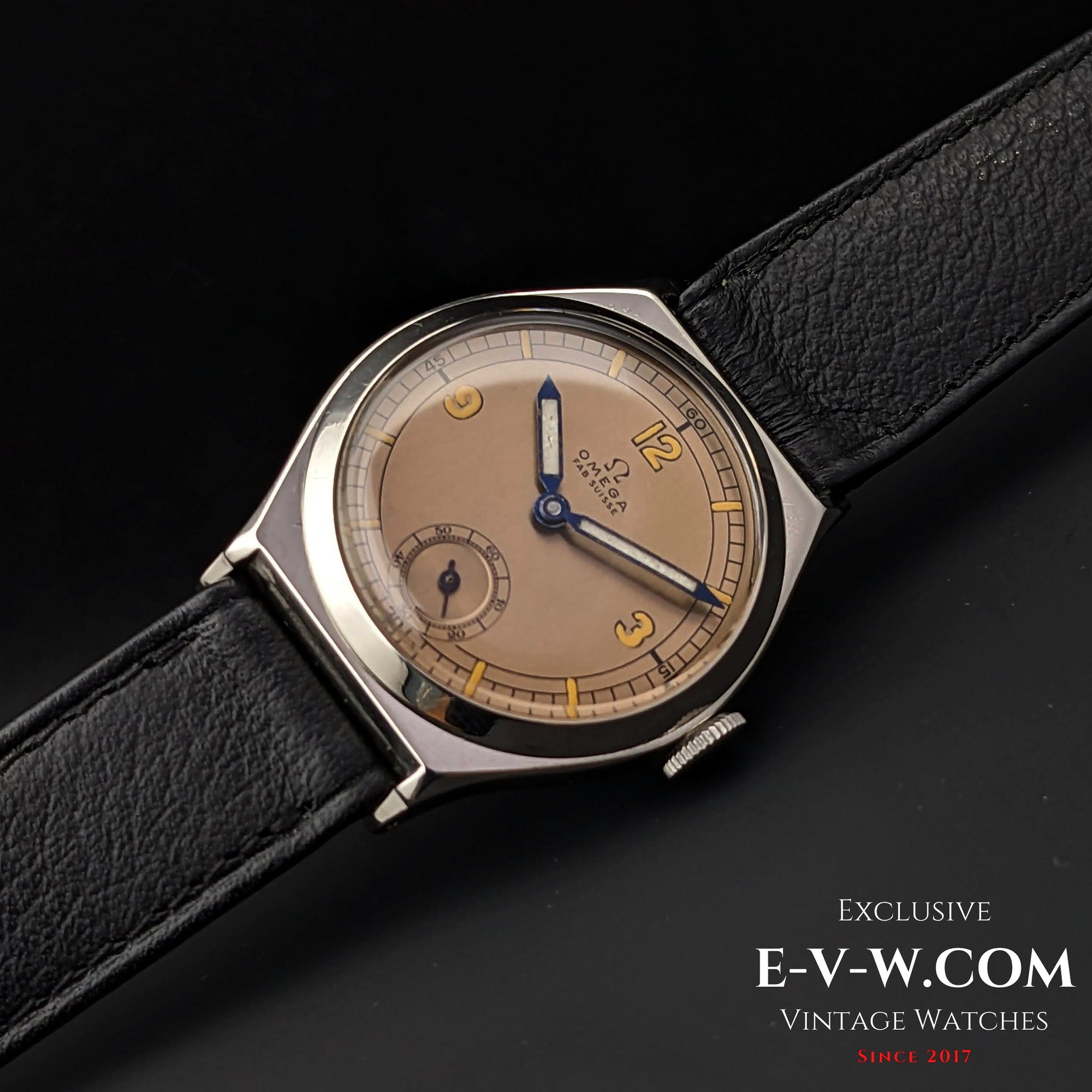 Omega Art Deco / Salmon Dial / Cal. 26.5 SOB T2 / Vintage 1930