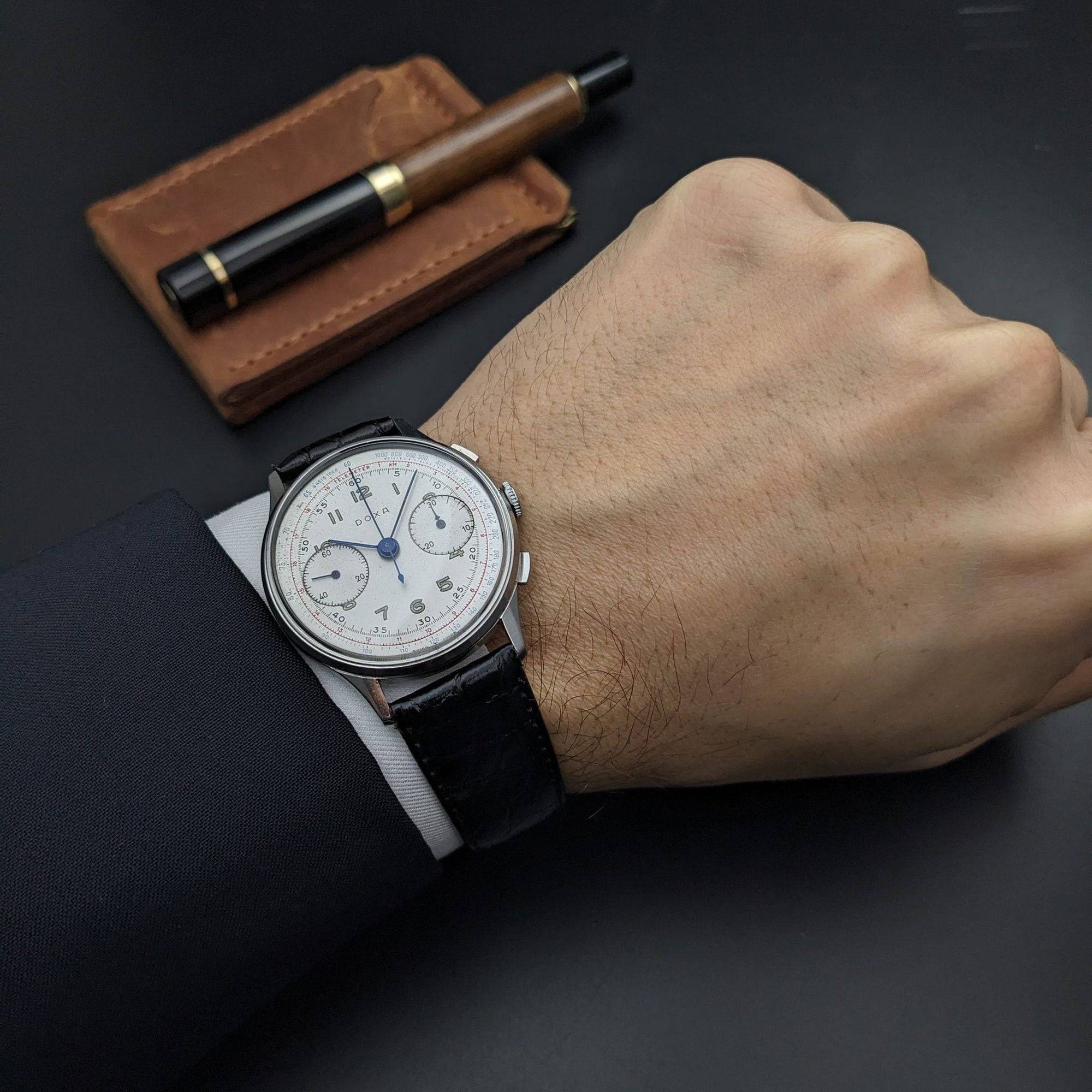 DOXA Jumbo-Chronograph 38 mm