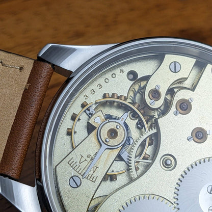 Antique 1907 IWC Schaffhausen Pocketwatch Conversion - Cal 52 / Serviced