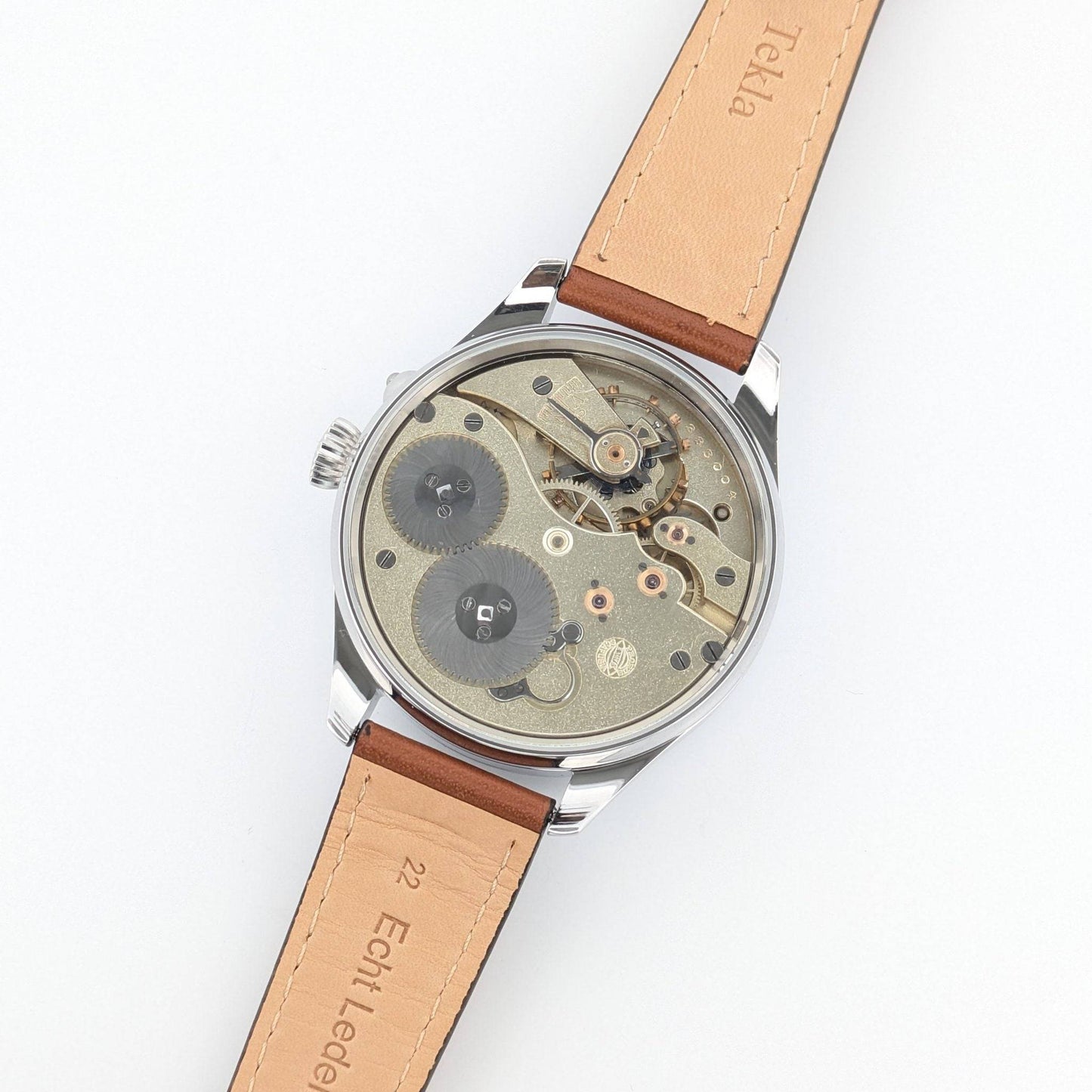 Antique 1907 IWC Schaffhausen Pocketwatch Conversion - Cal 52 / Serviced