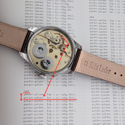 117 Years Old  IWC Schaffhausen | Pocket-to-Wrist Conversion | Cal. 53 SAv (19''' H 6½) | Antique 1908 | Serviced