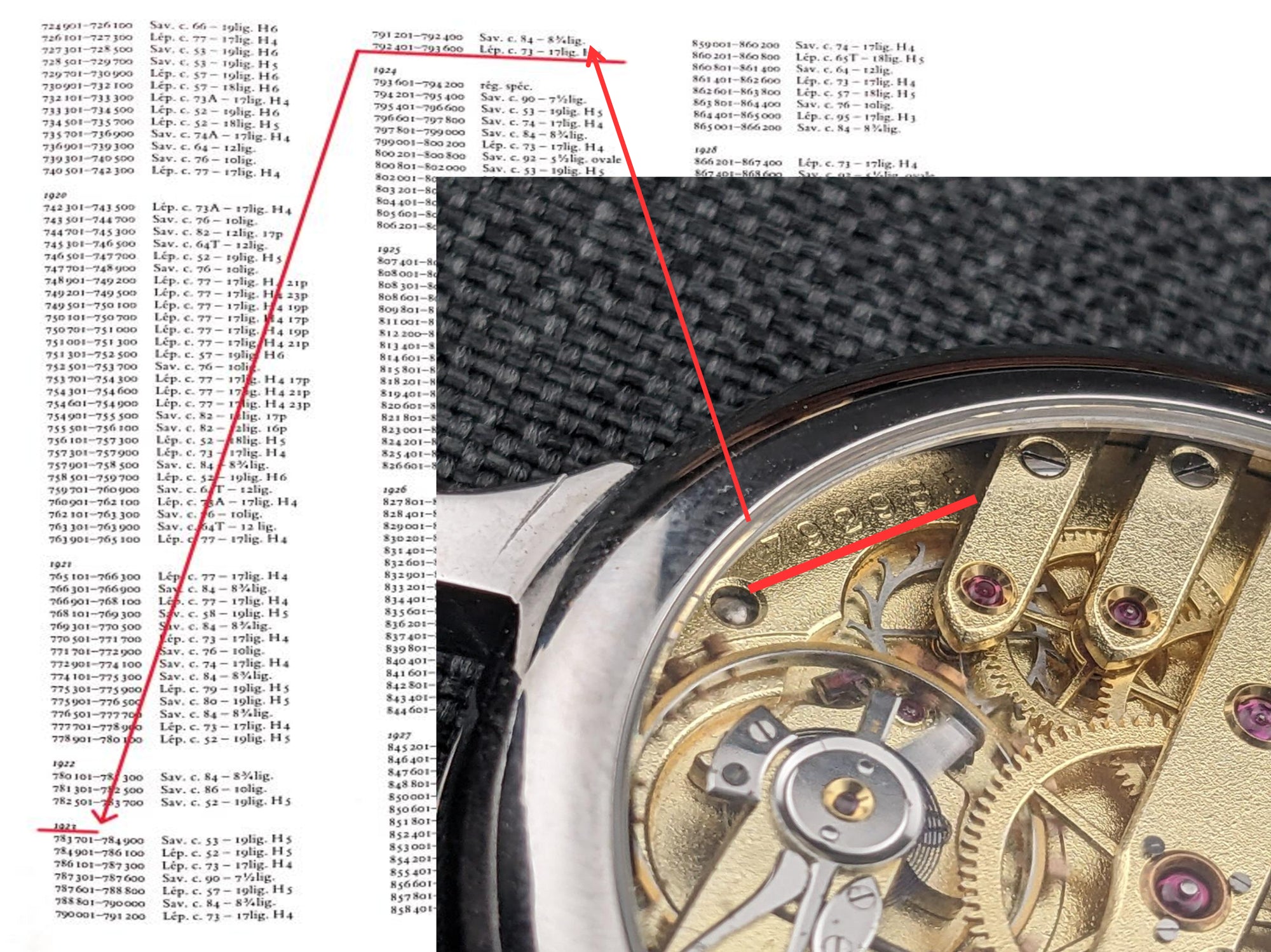 102 yeras old IWC Schaffhausen Chronometre Pocketwatch Movement / Cal 73 / Pocketwatch Conversion / Antique 1924 / Serviced