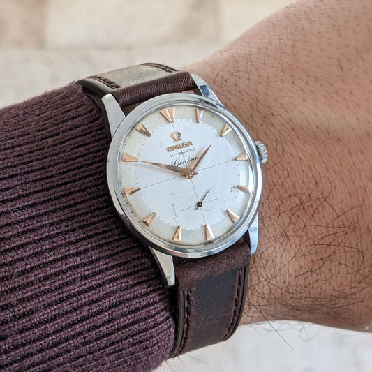 68 years Old OMEGA Genève Automatic Watch / Ref 2981 2 / Cal 491 - Vintage 1958 - Serviced