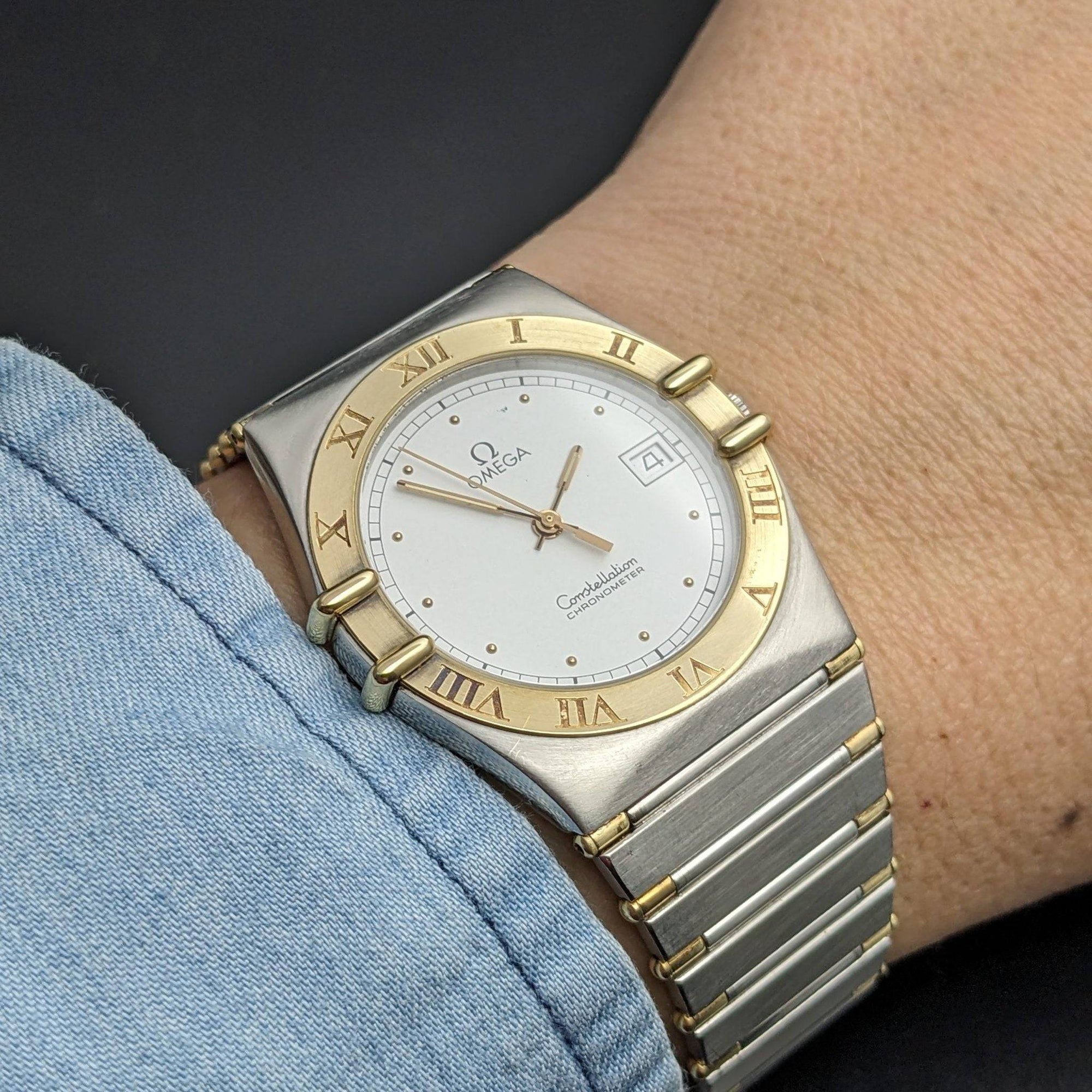 Montre OMEGA Constellation Chronomètre Quartz pour femme / Réf. 3980876 / Vintage années 1980