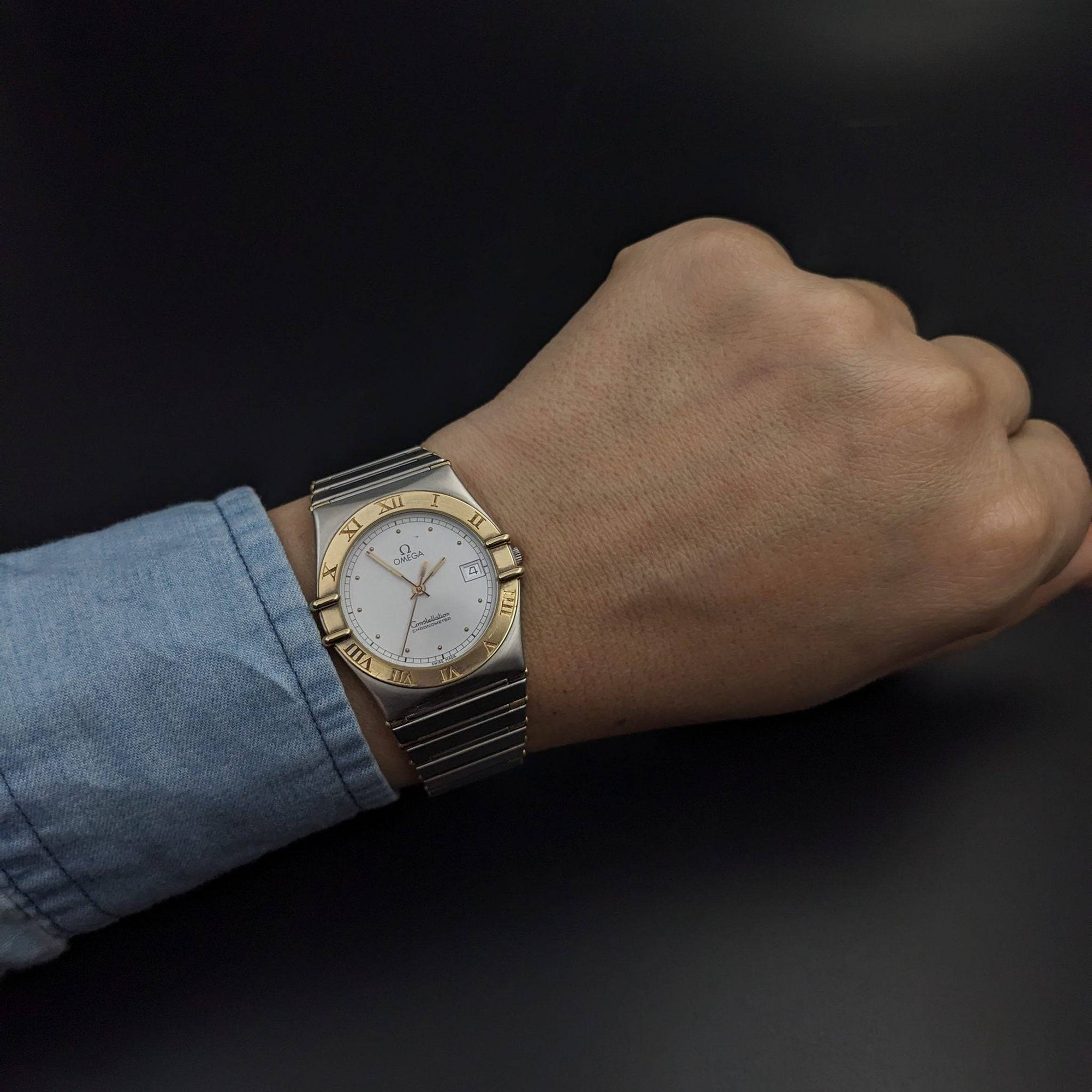 Montre OMEGA Constellation Chronomètre Quartz pour femme / Réf. 3980876 / Vintage années 1980