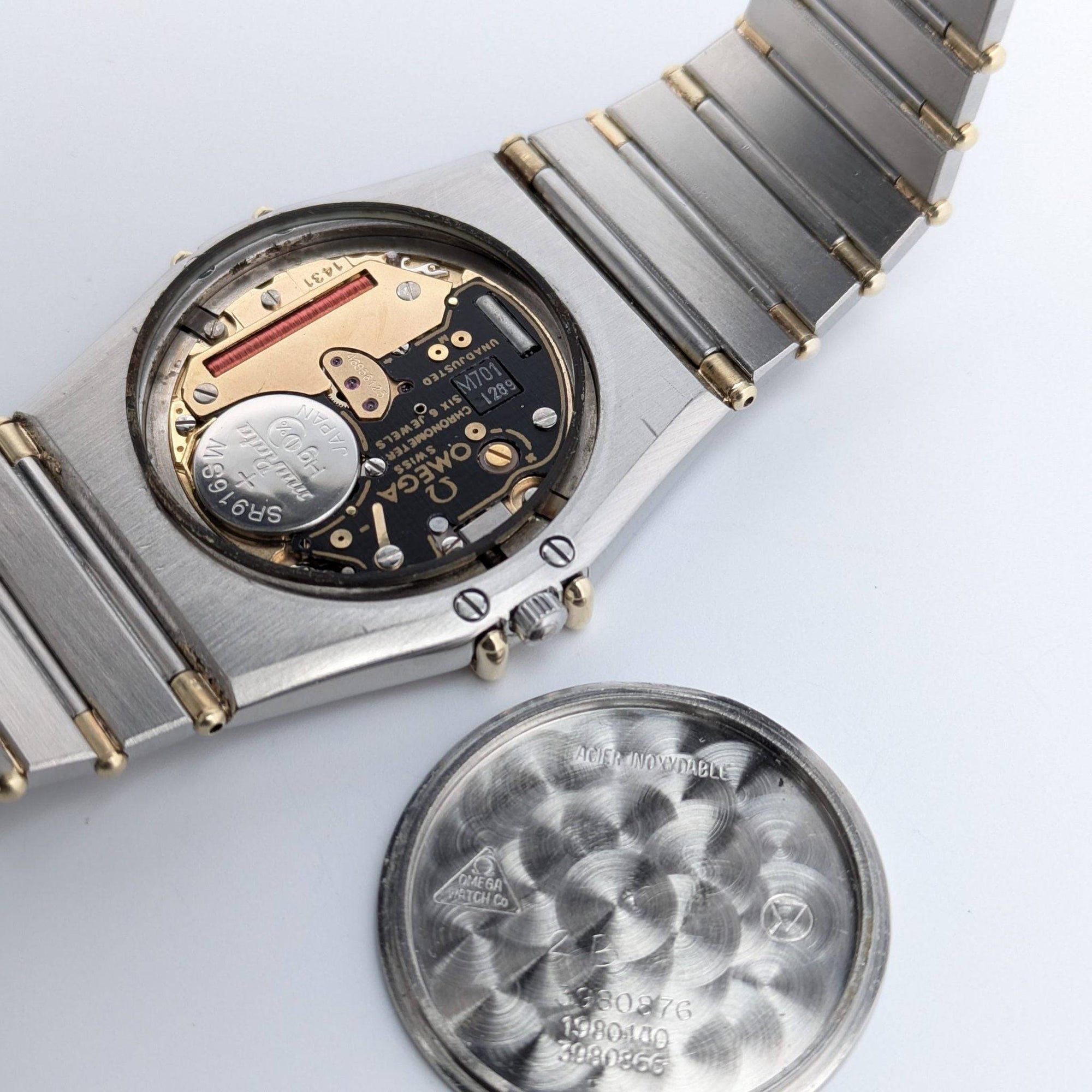 Montre OMEGA Constellation Chronomètre Quartz pour femme / Réf. 3980876 / Vintage années 1980