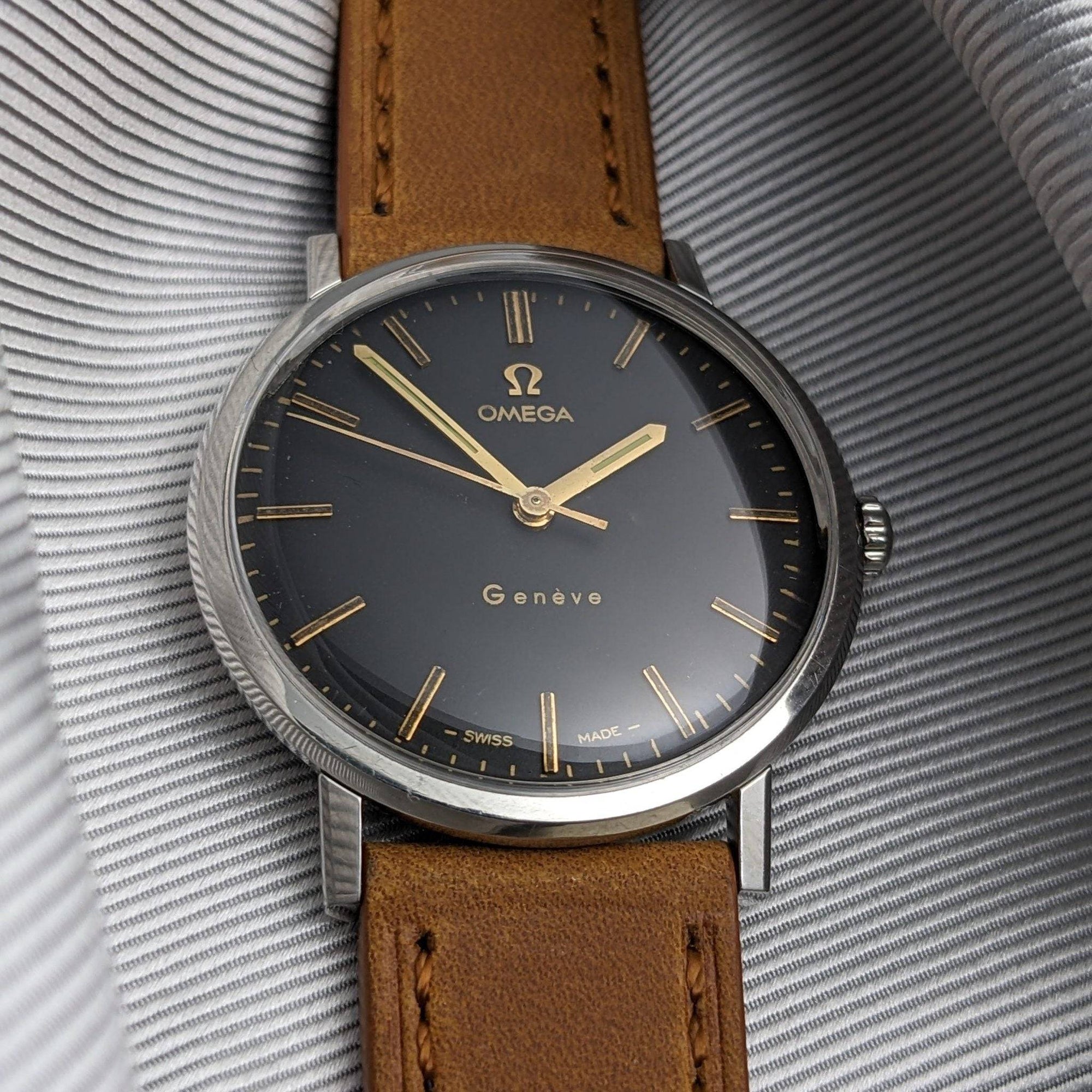 Reloj Omega Genève Vintage de los años 60 con calibre 601 / Ref. 131.019 / Revisado