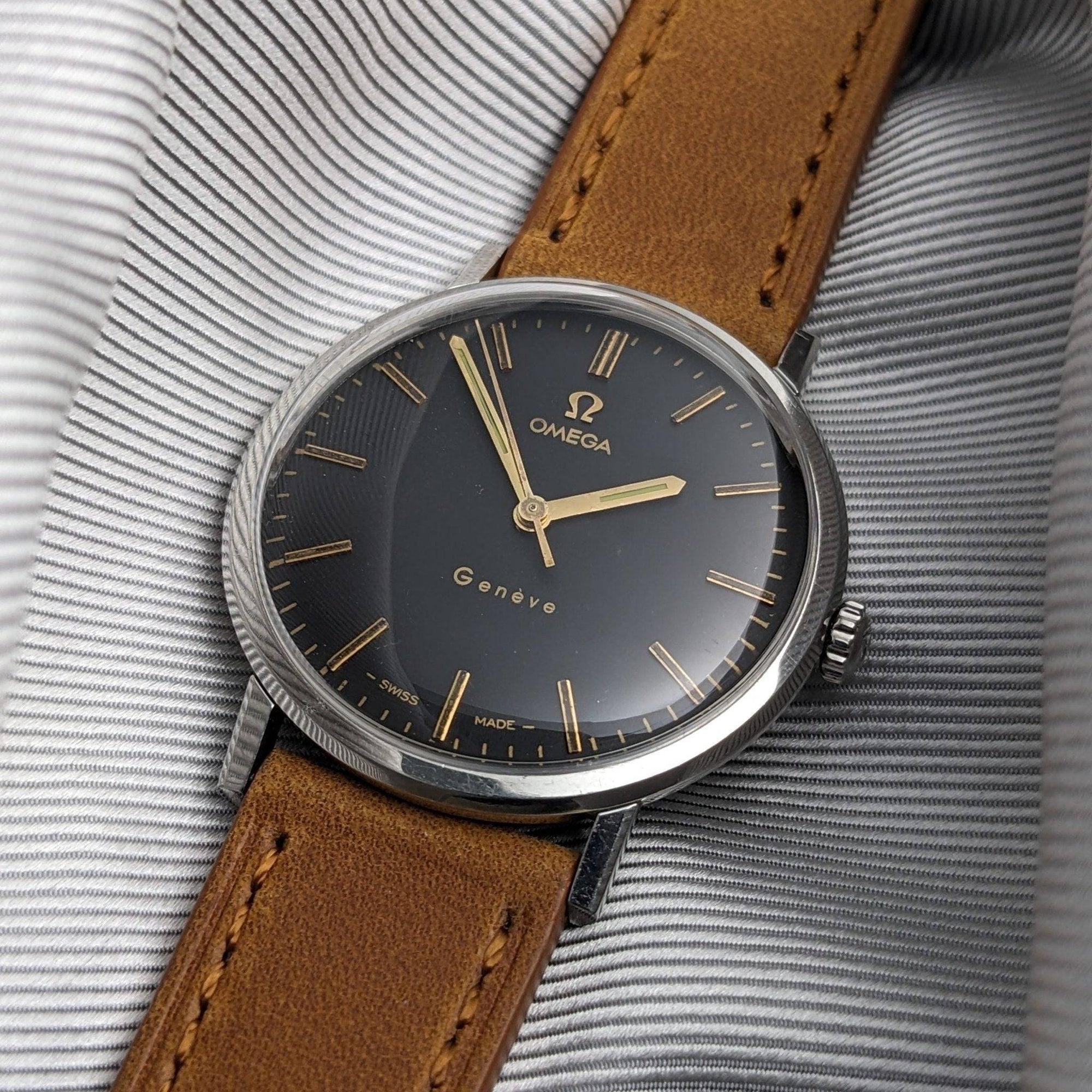 Reloj Omega Genève Vintage de los años 60 con calibre 601 / Ref. 131.019 / Revisado