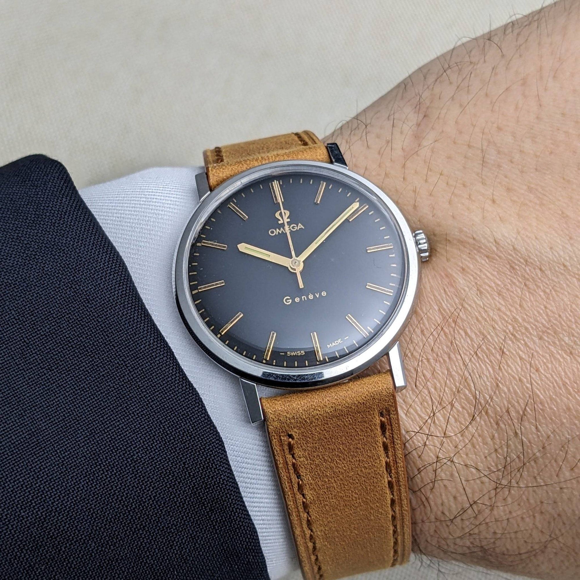 Reloj Omega Genève Vintage de los años 60 con calibre 601 / Ref. 131.019 / Revisado