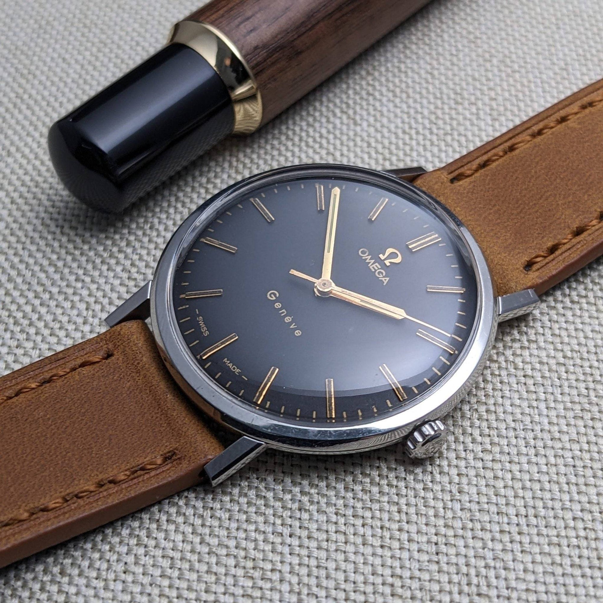 Reloj Omega Genève Vintage de los años 60 con calibre 601 / Ref. 131.019 / Revisado
