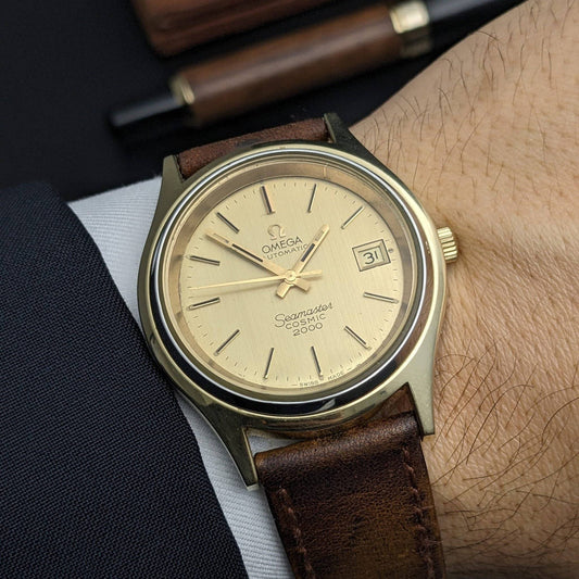 OMEGA Seamaster Cosmic 2000 - Vintage 1970s Automatic Watch / Ref 166.128 / cal 1012 /  Serviced