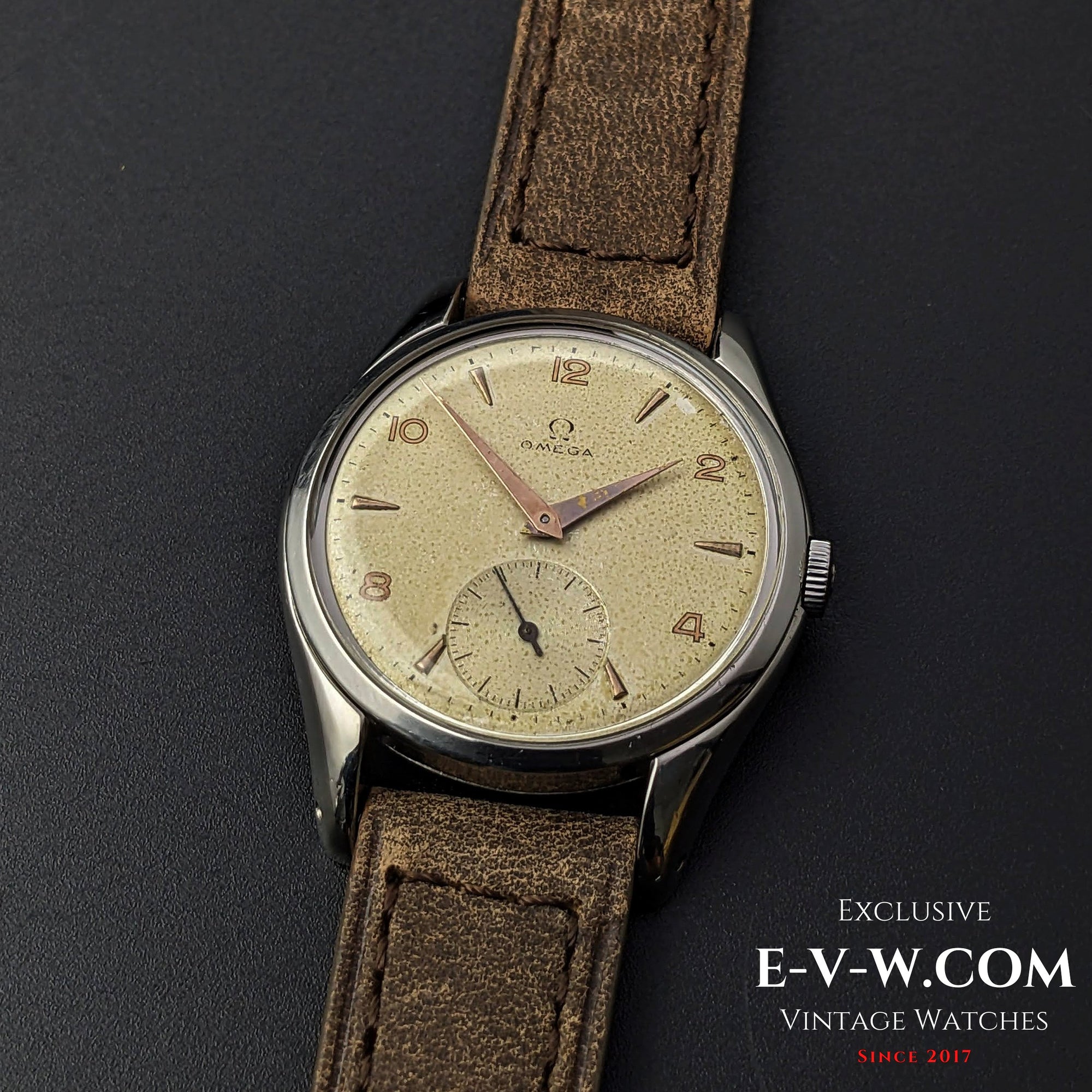 73 Years Old Vintage Omega / Ref. 2503-7 / cal.265  (30T2) / Vintage 1950