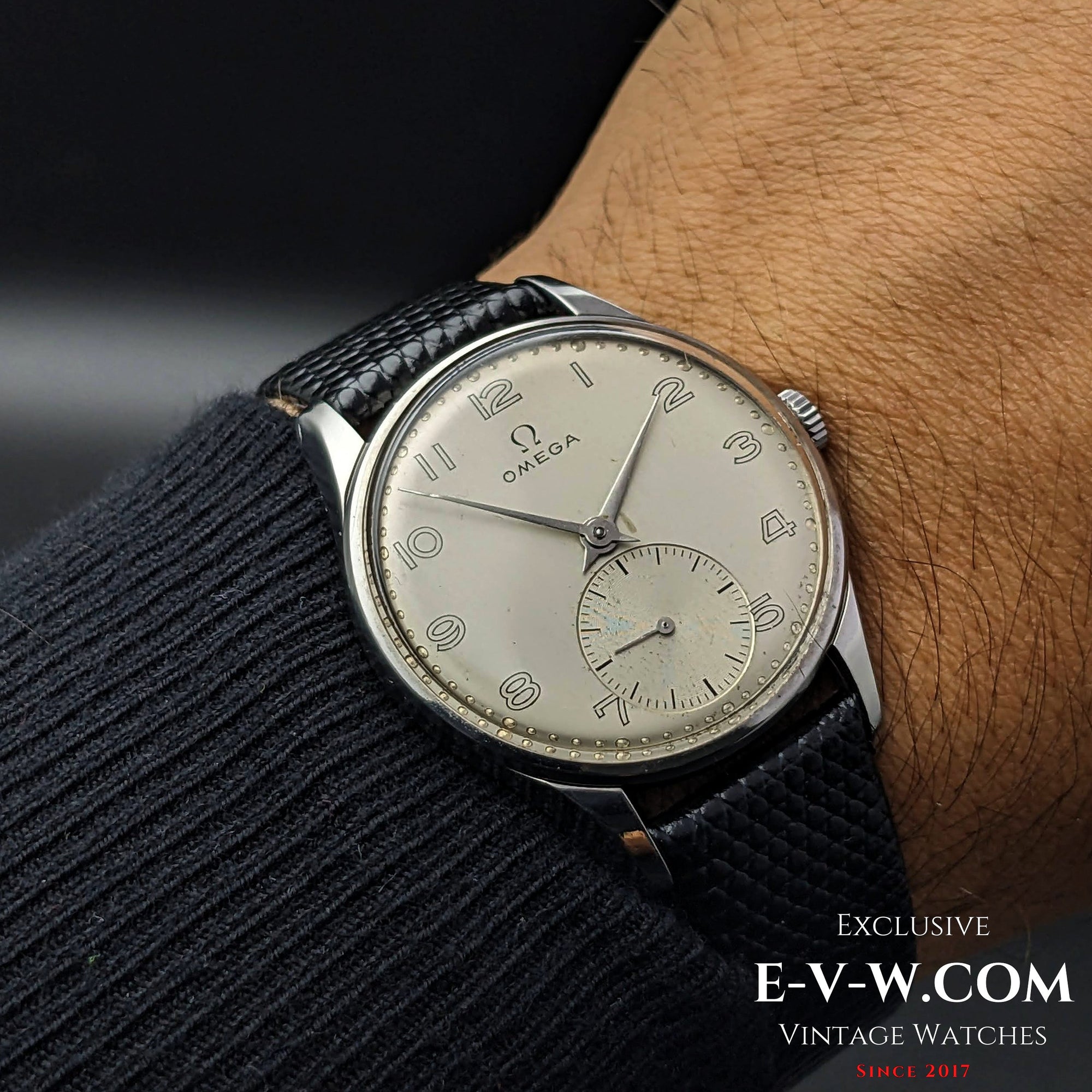 أوميغا عمرها 69 عامًا / مرجع 2800-1P / عيار 265 (30T2) / فينتاج 1954