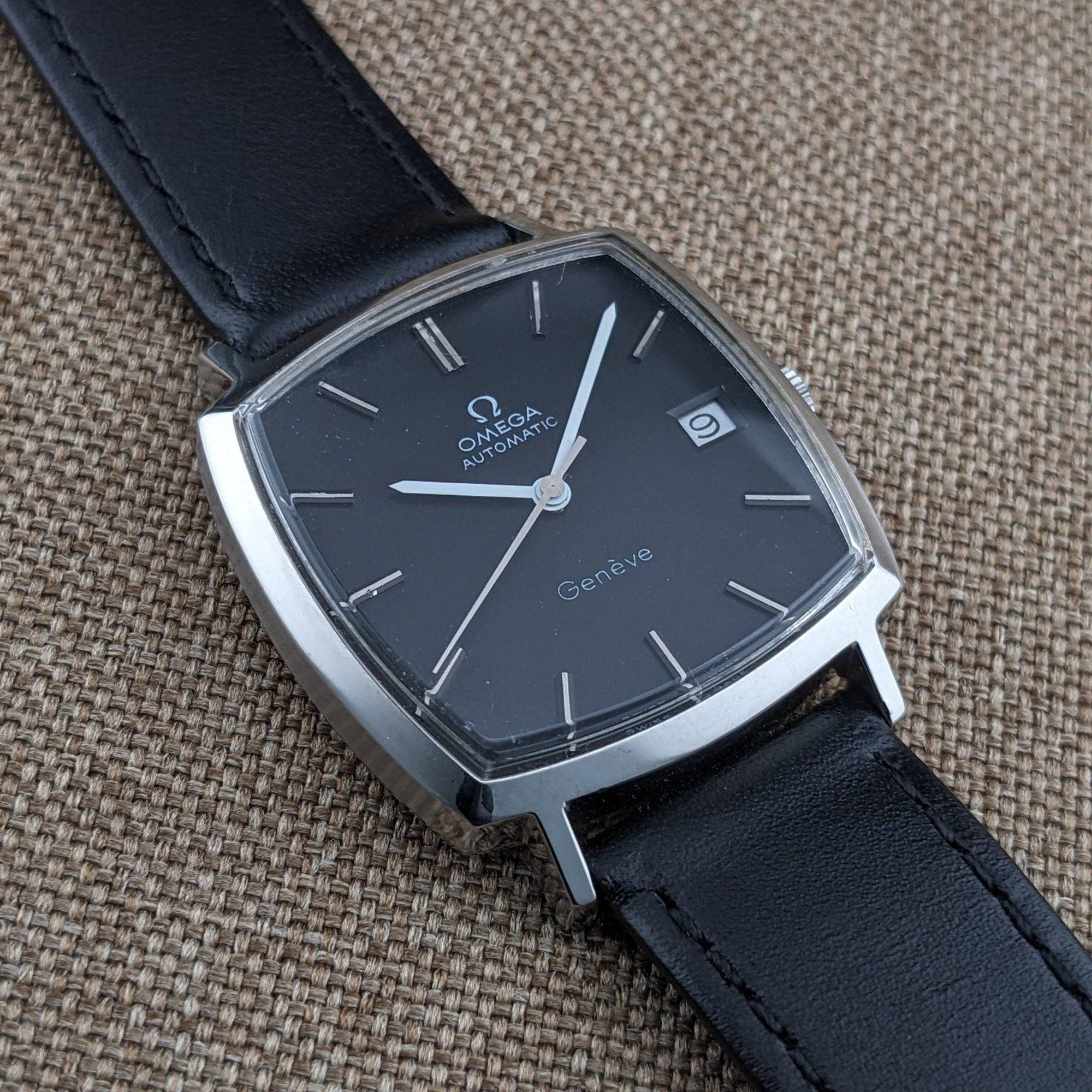 53年前のオメガ 自動巻き ジュネーブ / Ref 162.0052 - 1973年製ヴィンテージ時計 / オーバーホール済み