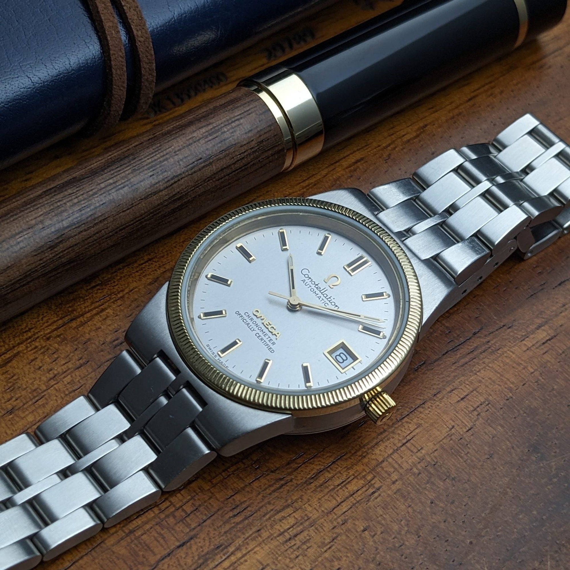 Orologio automatico Omega Constellation 168.0055 unico e raro, 55 anni, vintage 1971 / revisionato