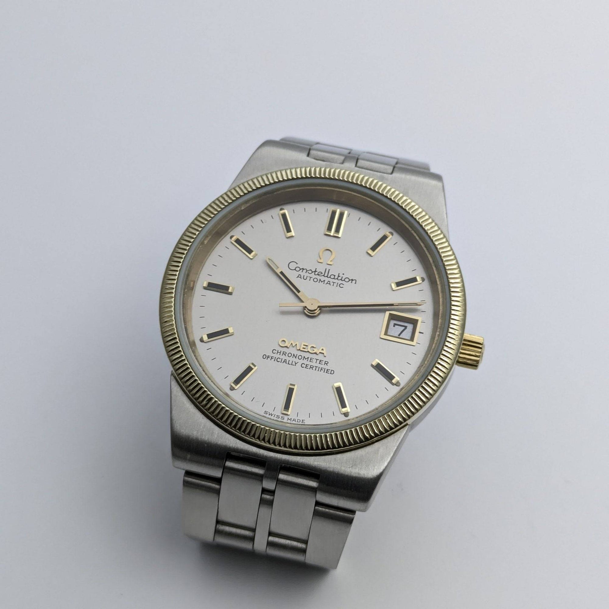 Orologio automatico Omega Constellation 168.0055 unico e raro, 55 anni, vintage 1971 / revisionato