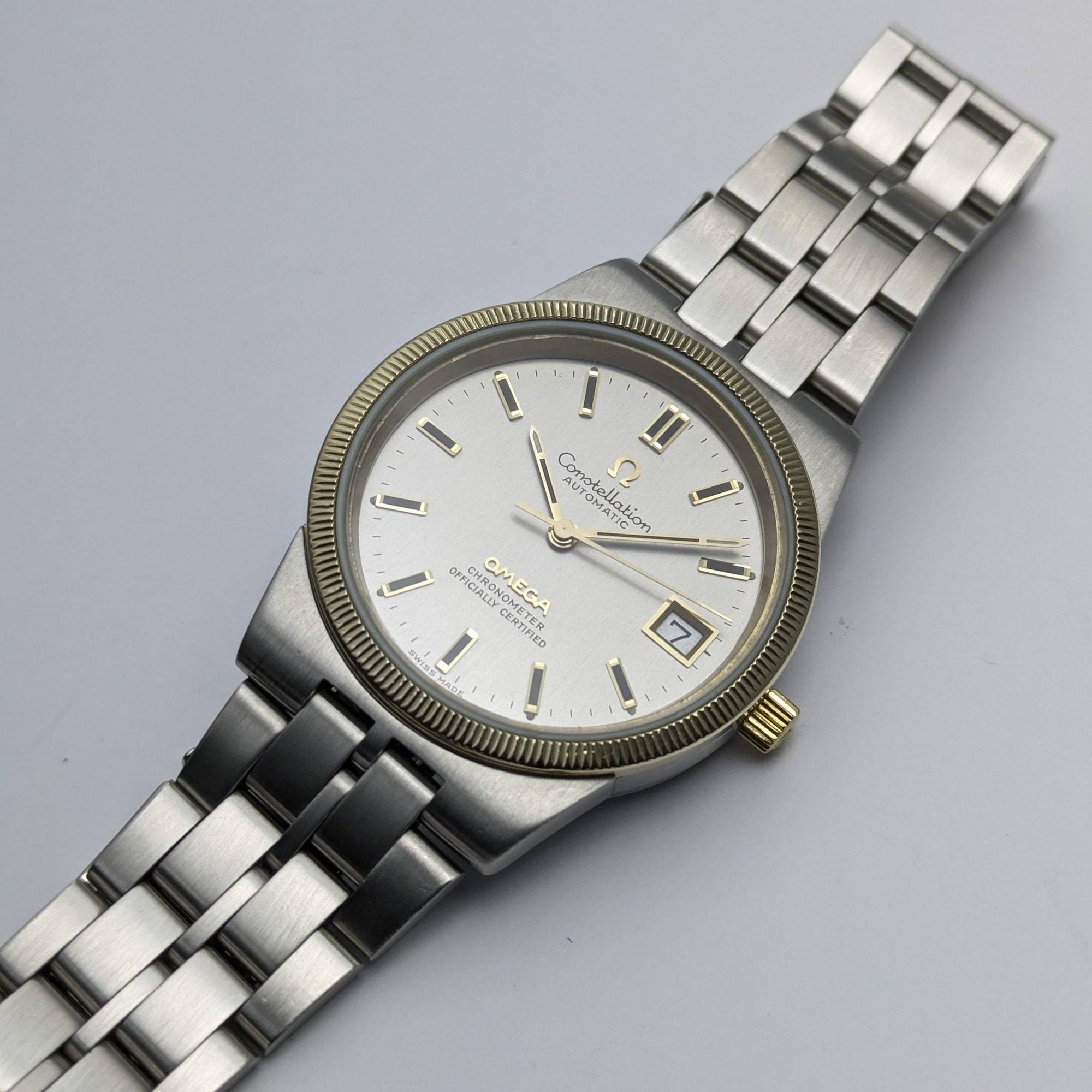 Orologio automatico Omega Constellation 168.0055 unico e raro, 55 anni, vintage 1971 / revisionato