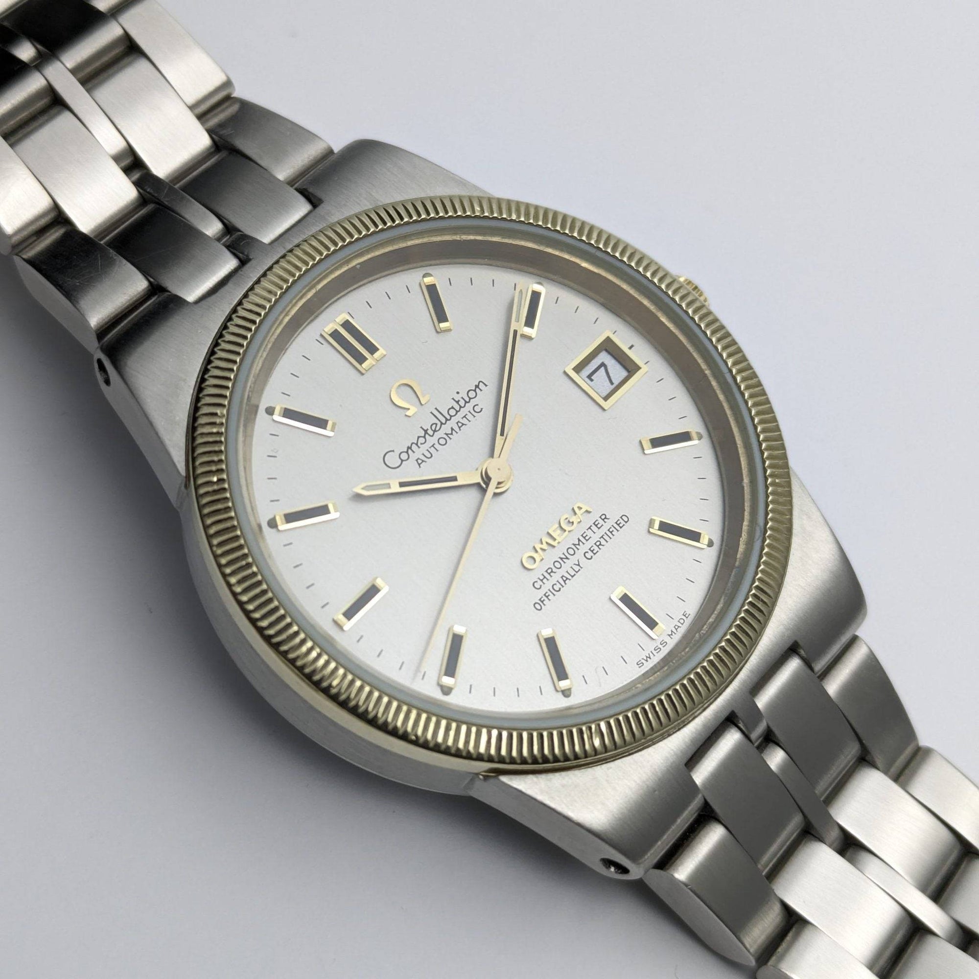 Orologio automatico Omega Constellation 168.0055 unico e raro, 55 anni, vintage 1971 / revisionato