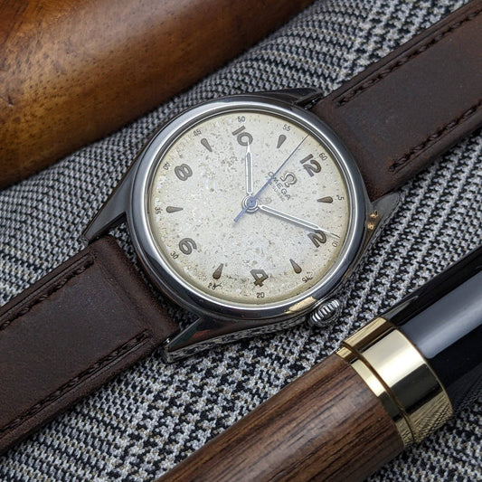 78 years old Omega Fab. Suisse Dial 2537-3 Vintage Watch 1948 / Serviced