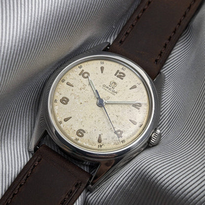 78 years old Omega Fab. Suisse Dial 2537-3 Vintage Watch 1948 / Serviced