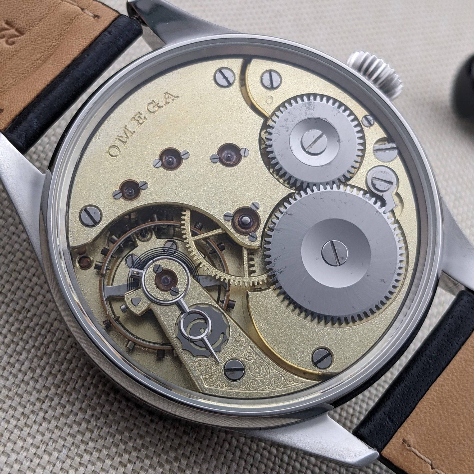 アンティーク オメガ 懐中時計 ムーブメント / 懐中時計 コンバージョン - 1920年代 / オーバーホール済み