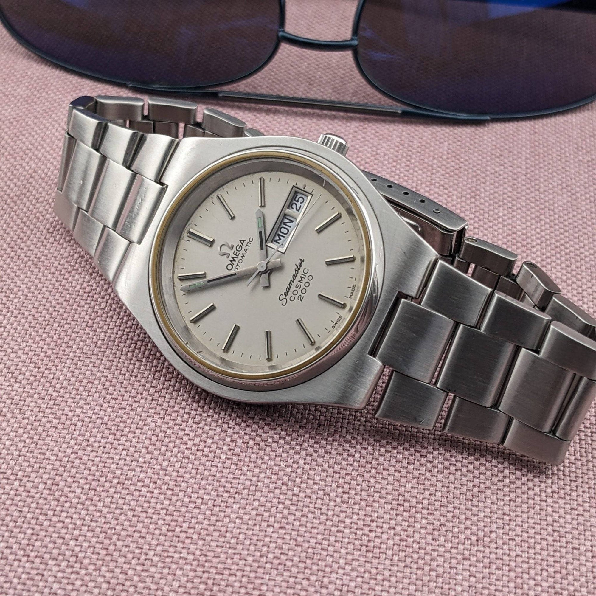 Orologio Vintage Omega Seamaster Cosmic 2000 Automatico di 54 Anni / Ref 166136 / Calibro 1022 / Revisionato
