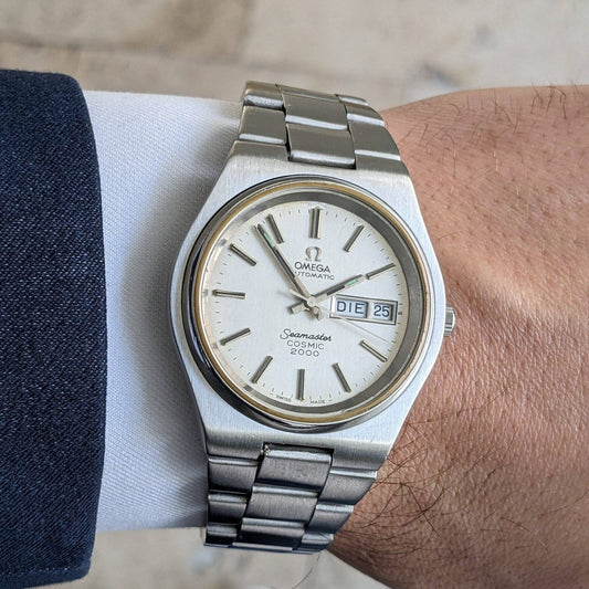 54 Yeas Old Omega Seamaster Cosmic 2000 Automatic / Ref 166136 / Vintage Watch Caliber 1022 / Serviced