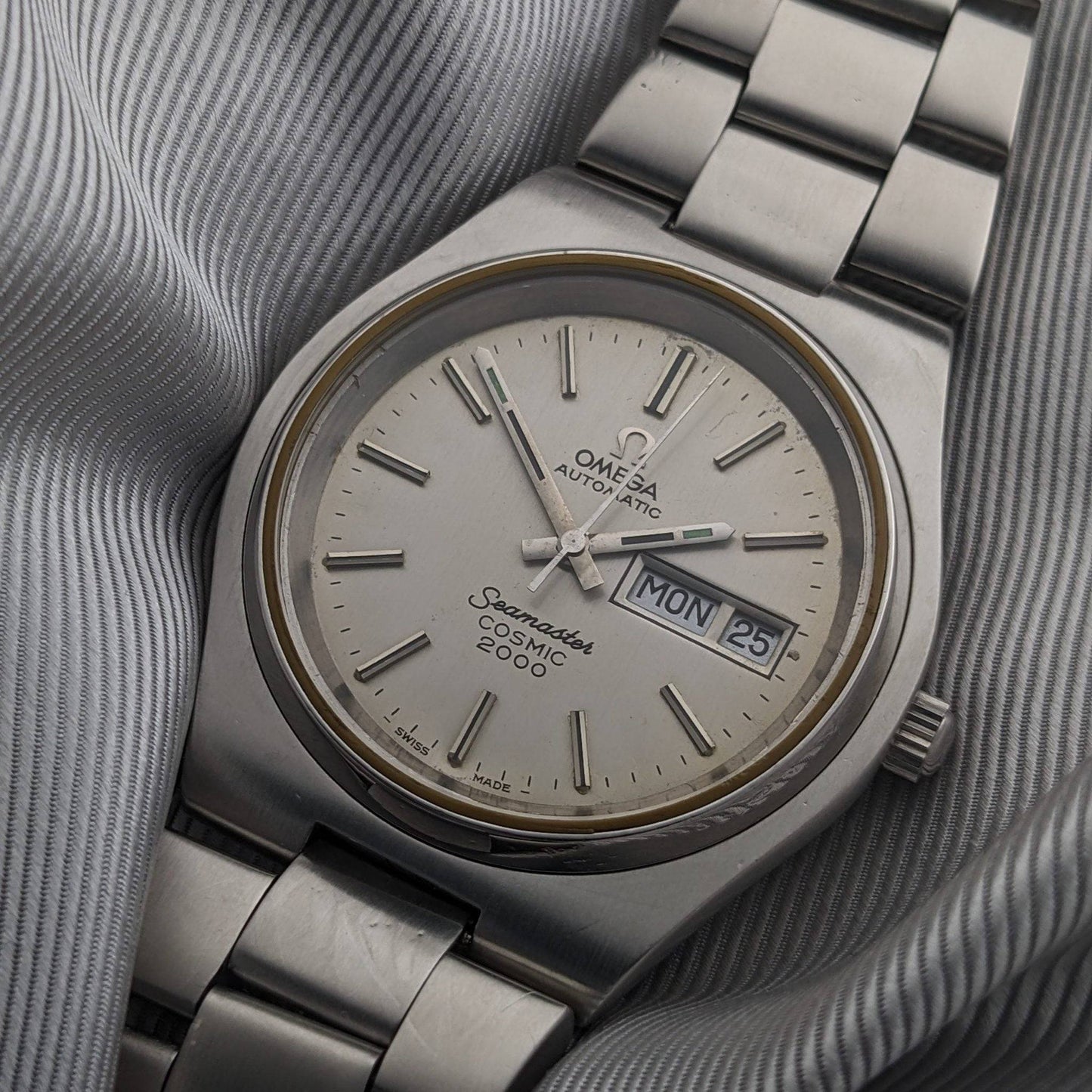 Reloj Omega Seamaster Cosmic 2000 Automático de 54 Años / Ref 166136 / Reloj Vintage Calibre 1022 / Revisado