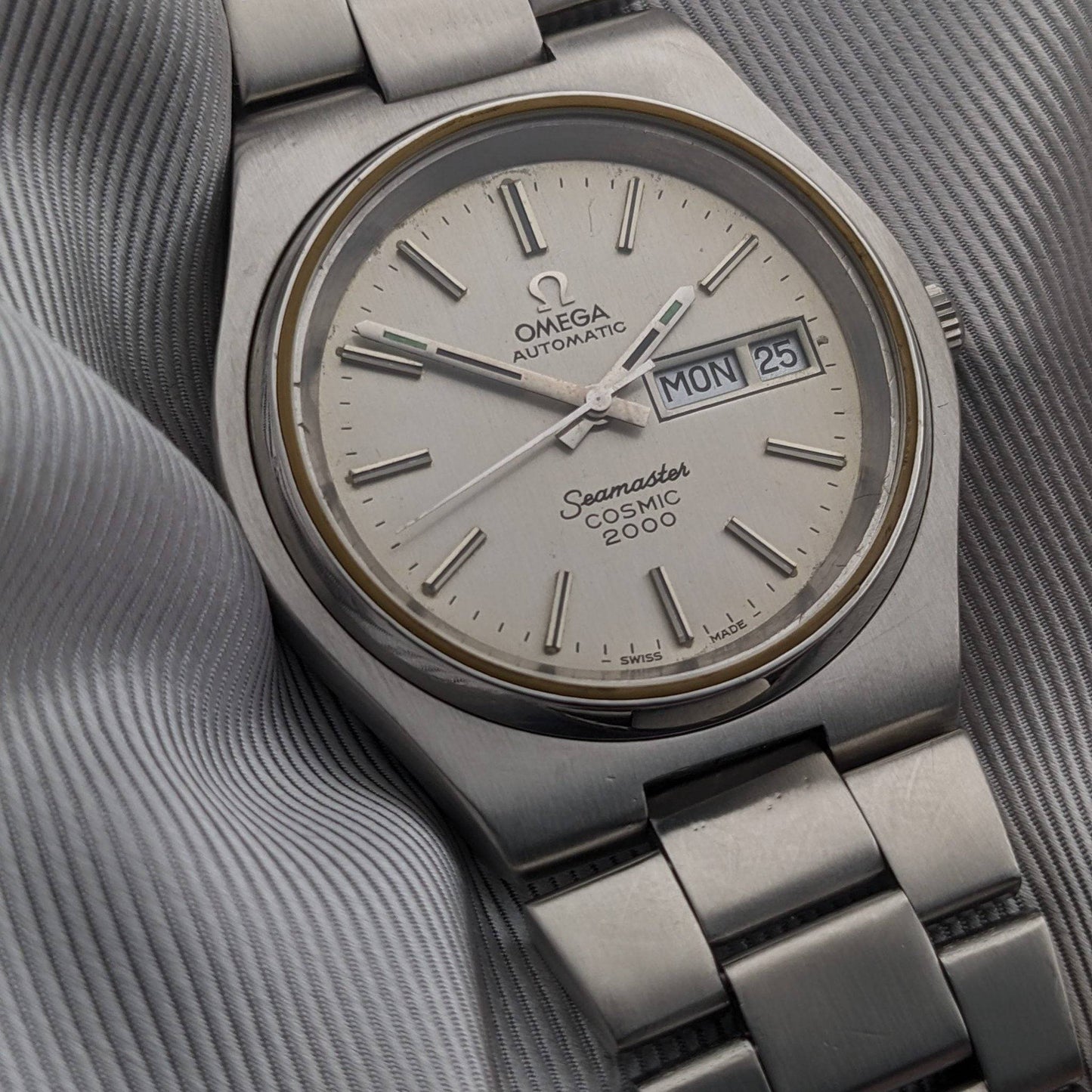 Reloj Omega Seamaster Cosmic 2000 Automático de 54 Años / Ref 166136 / Reloj Vintage Calibre 1022 / Revisado