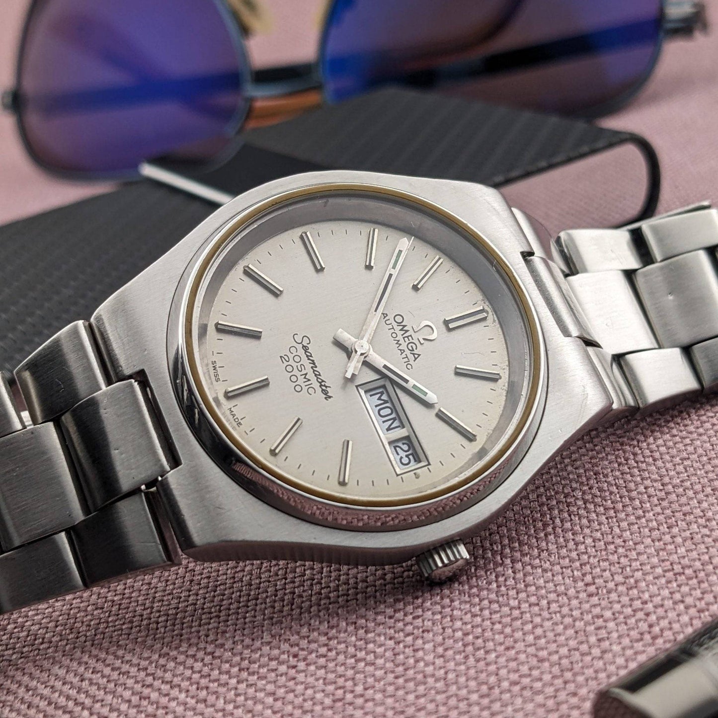 Reloj Omega Seamaster Cosmic 2000 Automático de 54 Años / Ref 166136 / Reloj Vintage Calibre 1022 / Revisado