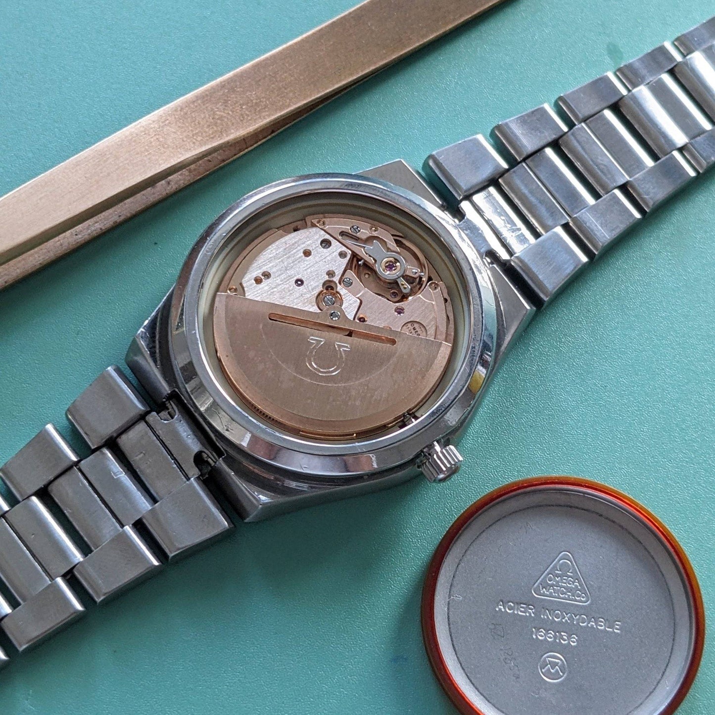 Reloj Omega Seamaster Cosmic 2000 Automático de 54 Años / Ref 166136 / Reloj Vintage Calibre 1022 / Revisado