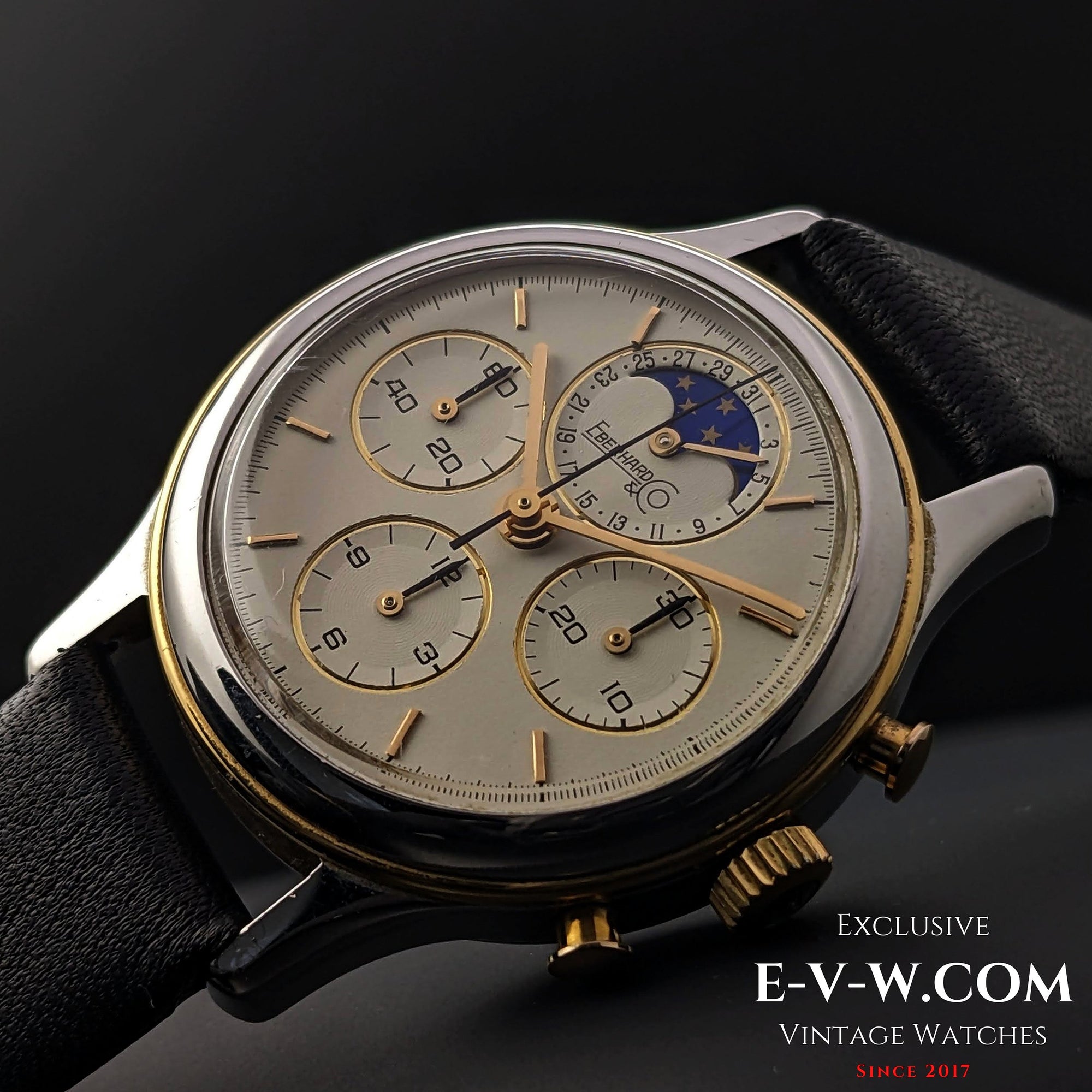 Eberhard & Co.皇家月相計時碼錶復古1990年代 / cal.1883 / Ref.32004